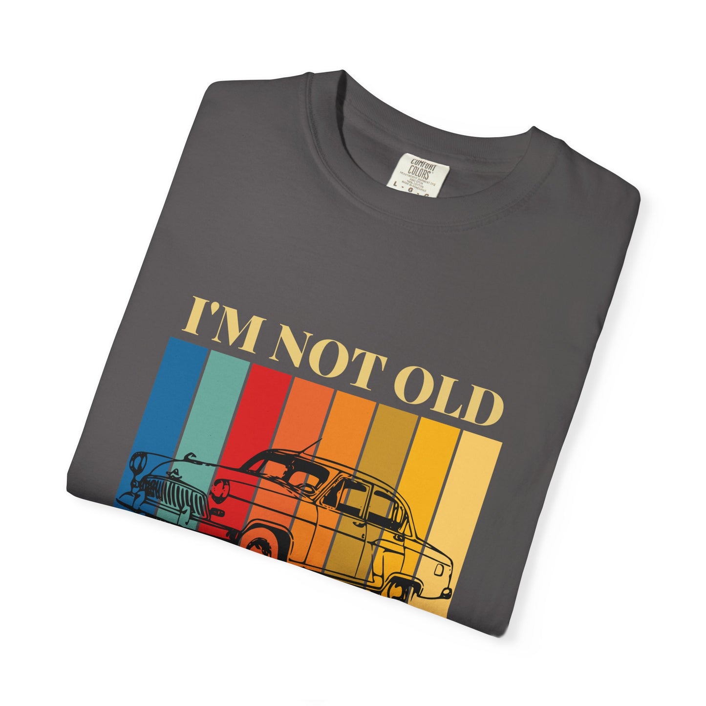 Vintage-Inspired Classic T-Shirt, Retro Car Design, Funny Gift for Car Lovers, Unisex Graphic Tee, Unique Birthday Present