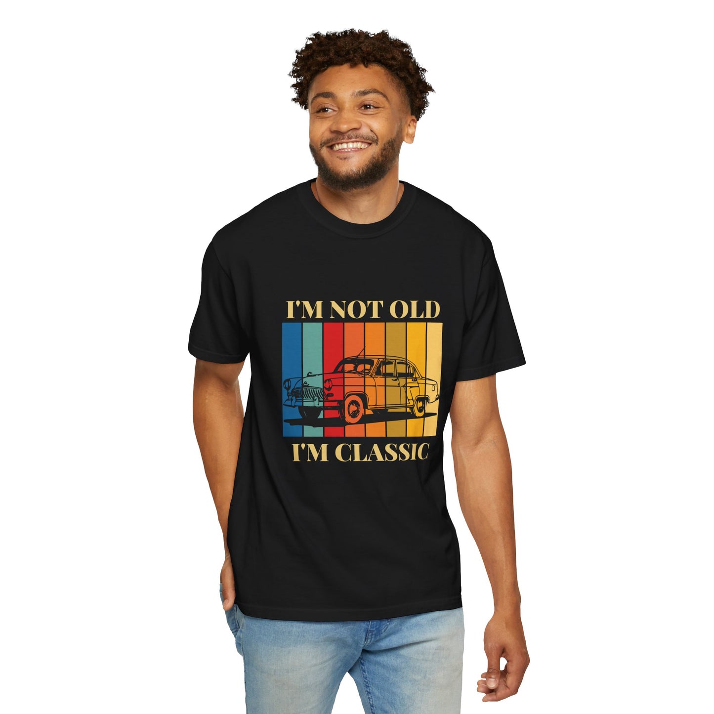 Vintage-Inspired Classic T-Shirt, Retro Car Design, Funny Gift for Car Lovers, Unisex Graphic Tee, Unique Birthday Present