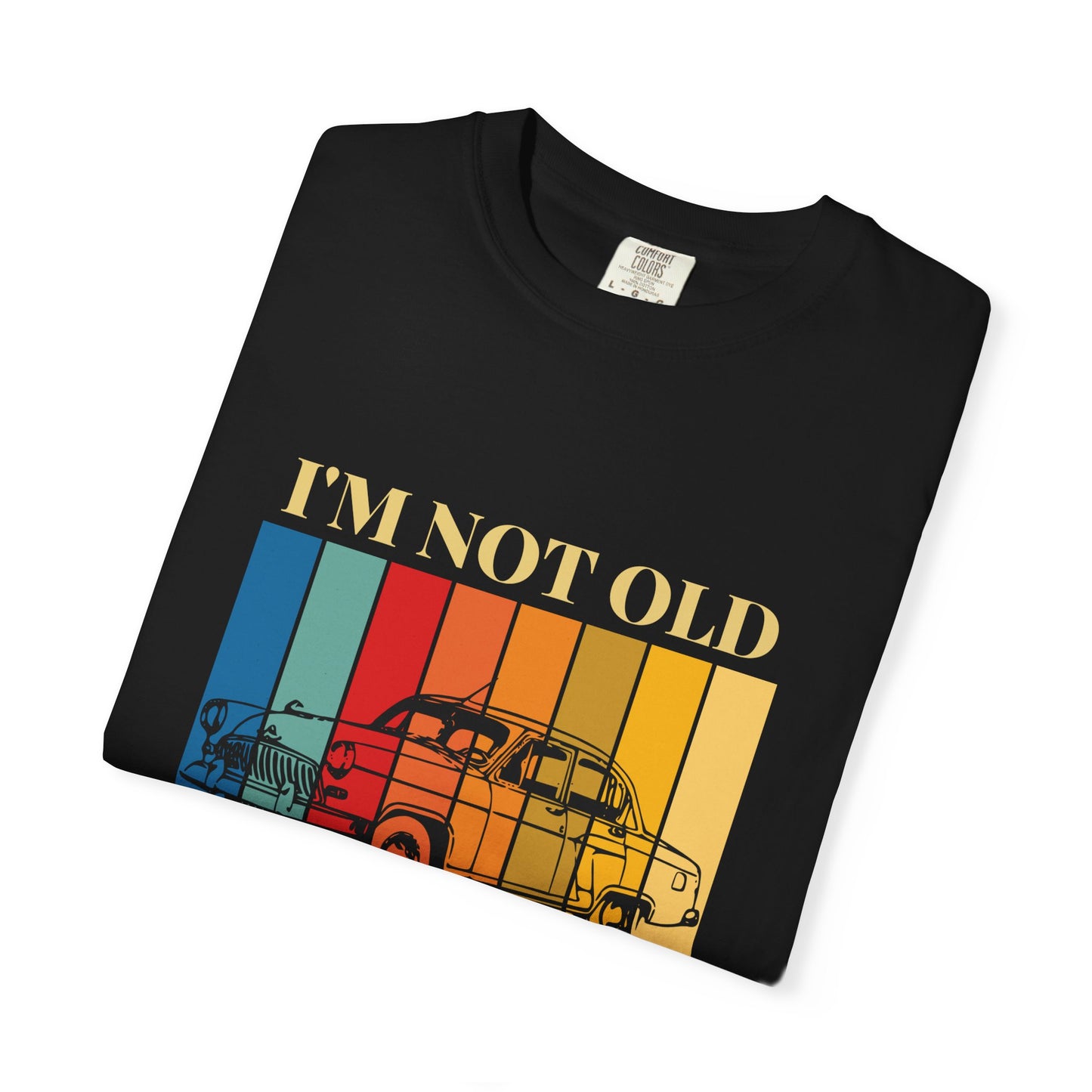 Vintage-Inspired Classic T-Shirt, Retro Car Design, Funny Gift for Car Lovers, Unisex Graphic Tee, Unique Birthday Present