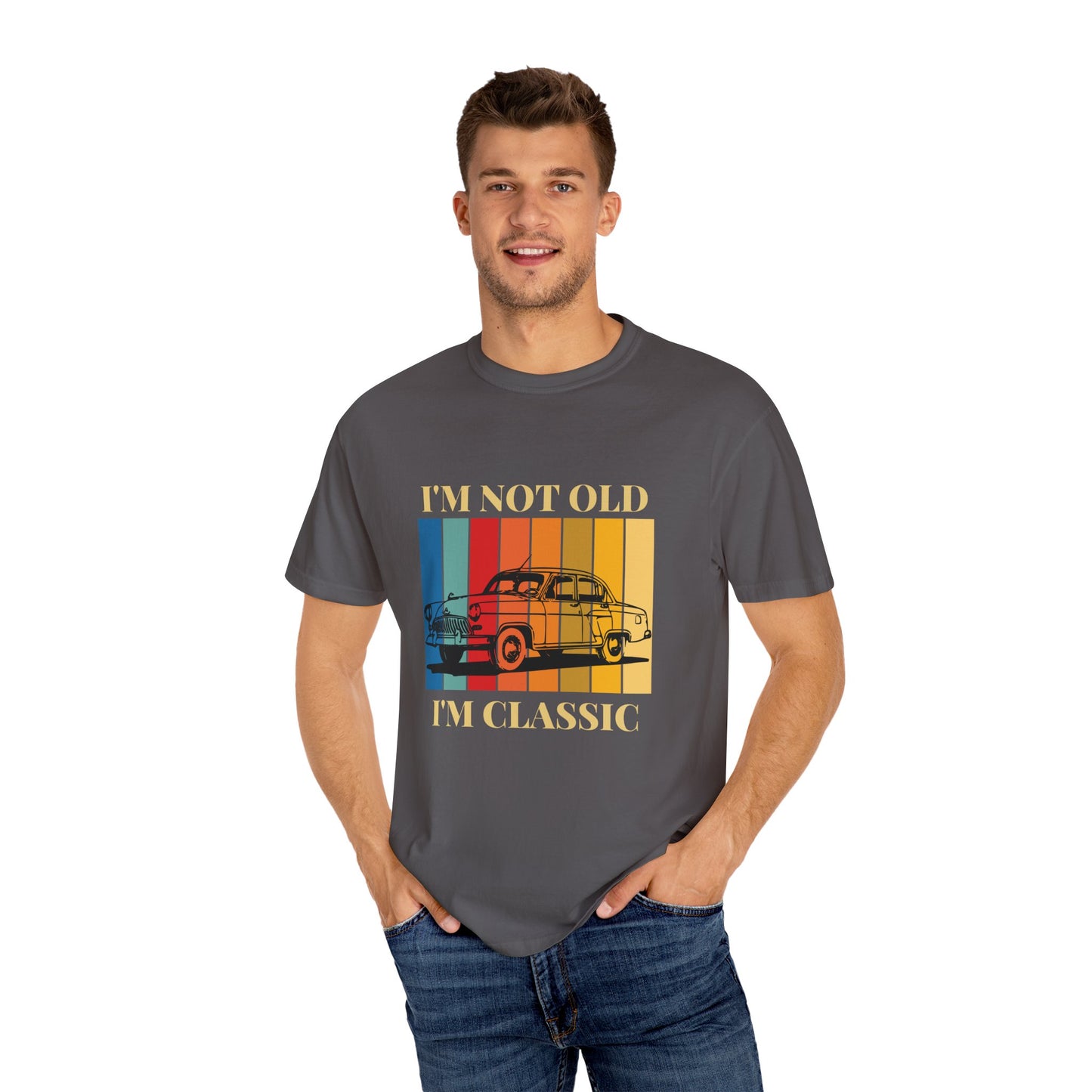 Vintage-Inspired Classic T-Shirt, Retro Car Design, Funny Gift for Car Lovers, Unisex Graphic Tee, Unique Birthday Present