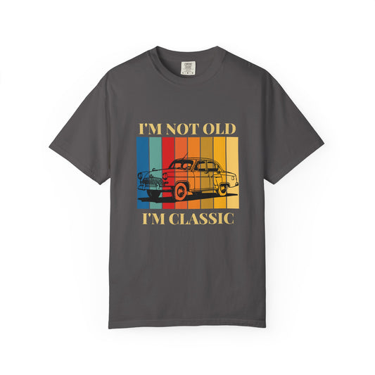 Vintage-Inspired Classic T-Shirt, Retro Car Design, Funny Gift for Car Lovers, Unisex Graphic Tee, Unique Birthday Present