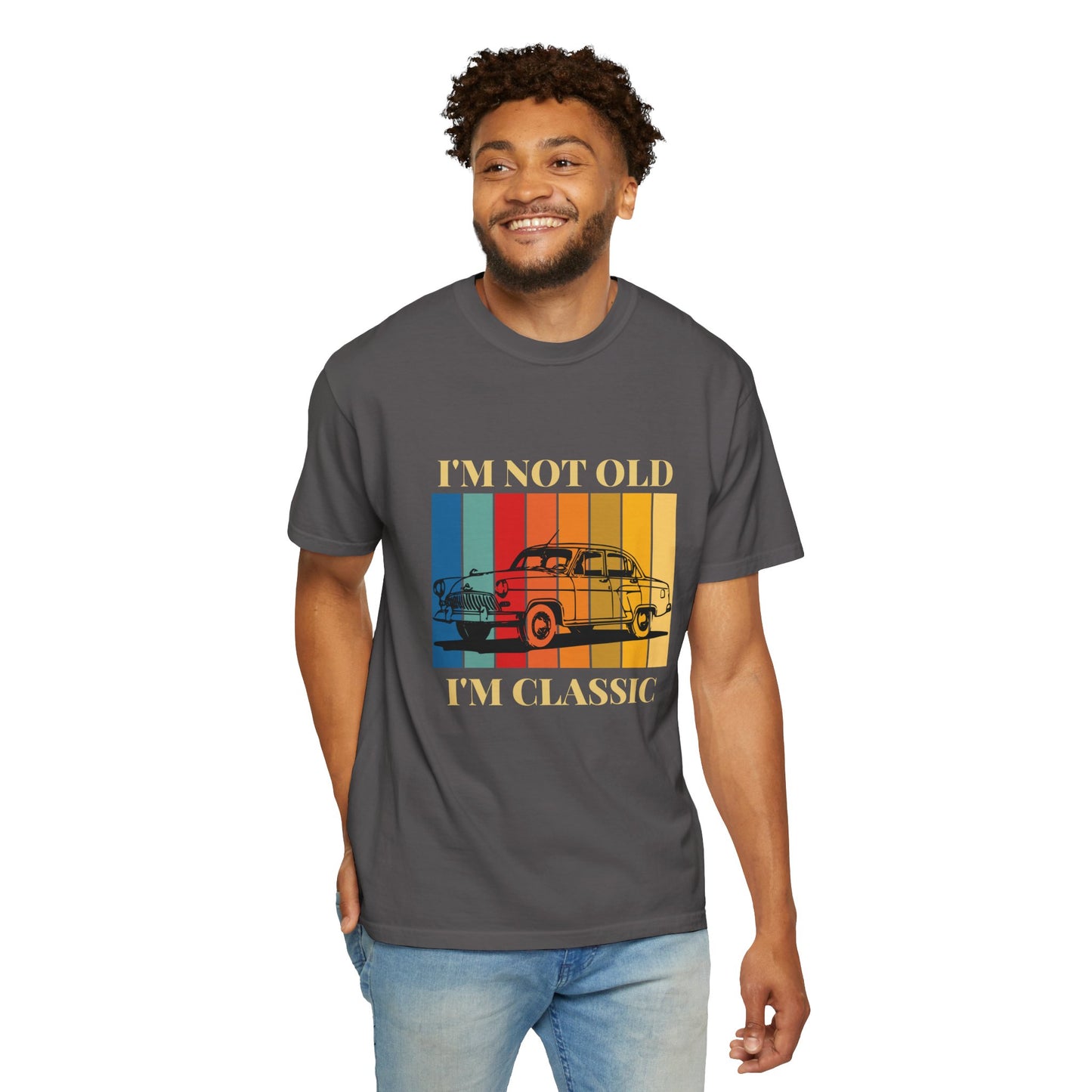 Vintage-Inspired Classic T-Shirt, Retro Car Design, Funny Gift for Car Lovers, Unisex Graphic Tee, Unique Birthday Present