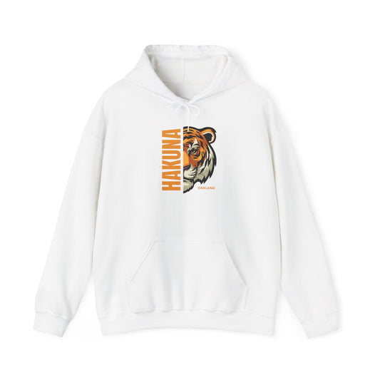 Hakuna Matata Tiger Hoodie - Relaxed Unisex Sweatshirt for Nature Lovers, Gift for Wildlife Enthusiasts, Casual Wear, Comfortable Layering