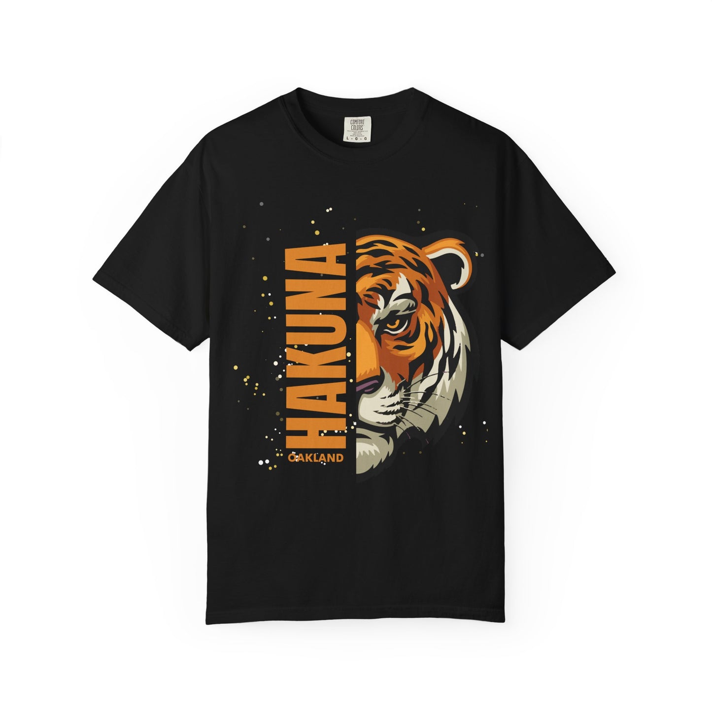Hakuna Matata Unisex Garment-Dyed T-Shirt | Casual Wear, Tiger Graphic Tee, Gift for Animal Lovers, Eco-Friendly Shirt, Everyday Apparel