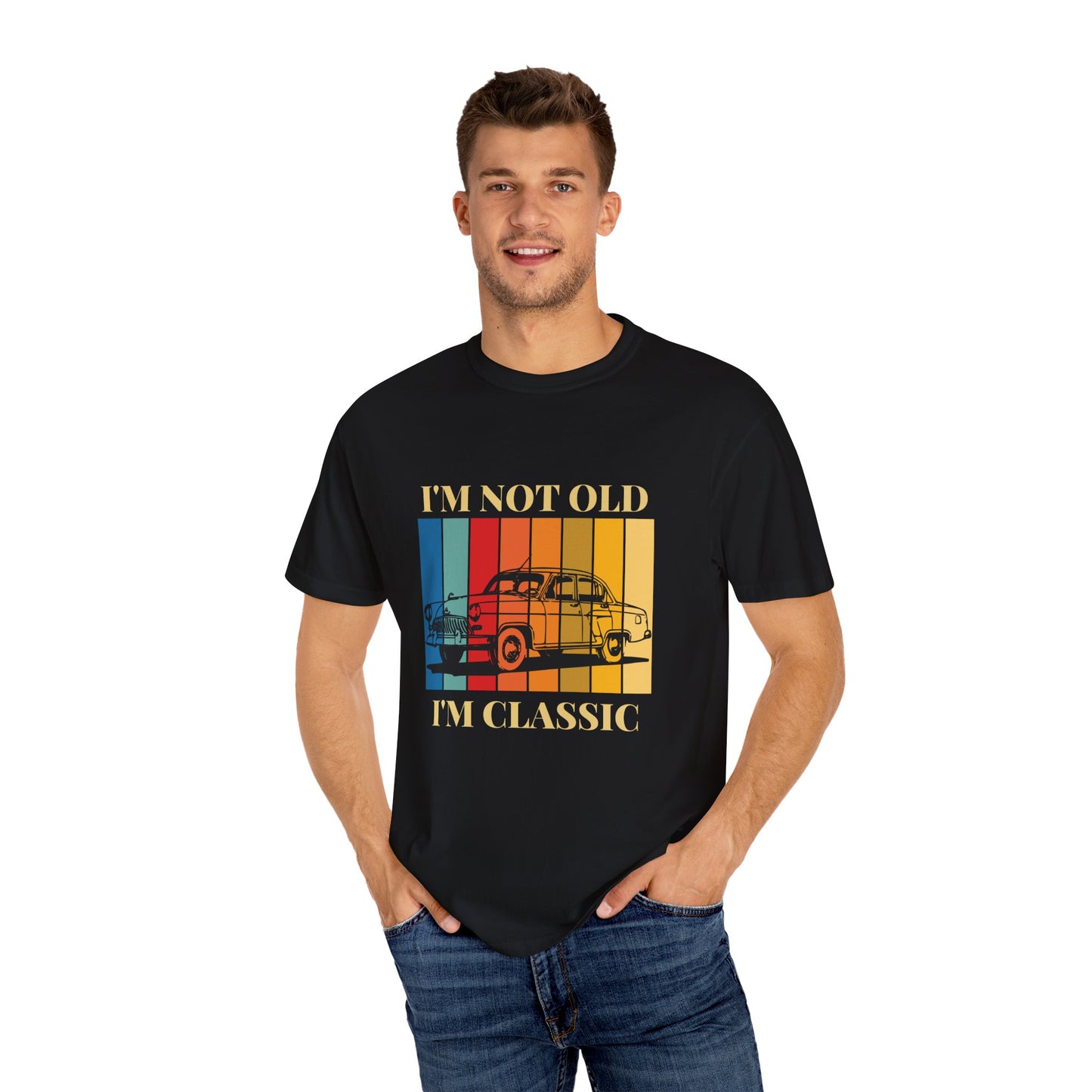 Vintage-Inspired Classic T-Shirt, Retro Car Design, Funny Gift for Car Lovers, Unisex Graphic Tee, Unique Birthday Present