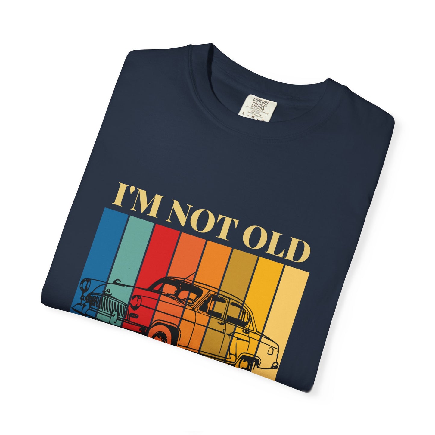 Vintage-Inspired Classic T-Shirt, Retro Car Design, Funny Gift for Car Lovers, Unisex Graphic Tee, Unique Birthday Present