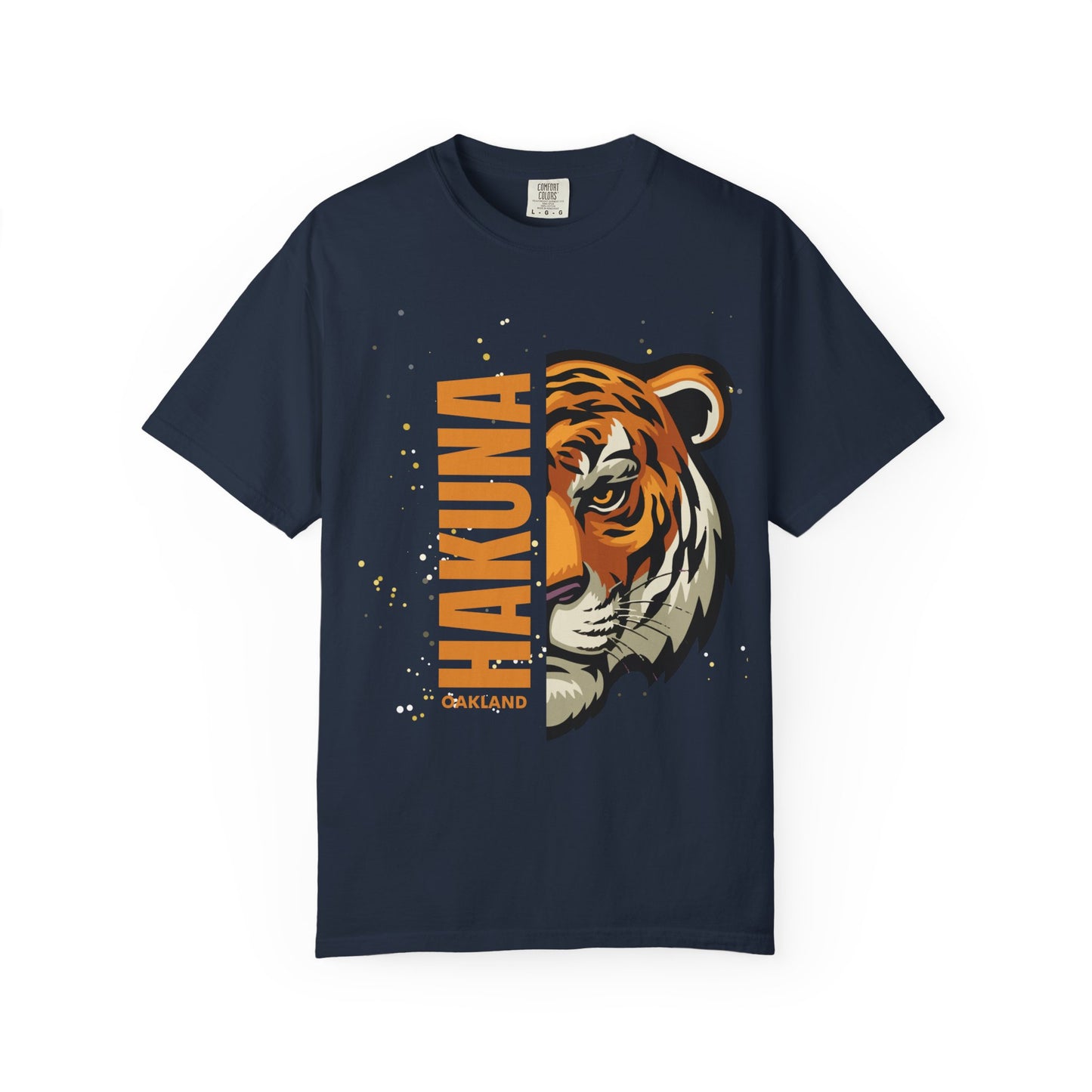 Hakuna Matata Unisex Garment-Dyed T-Shirt | Casual Wear, Tiger Graphic Tee, Gift for Animal Lovers, Eco-Friendly Shirt, Everyday Apparel
