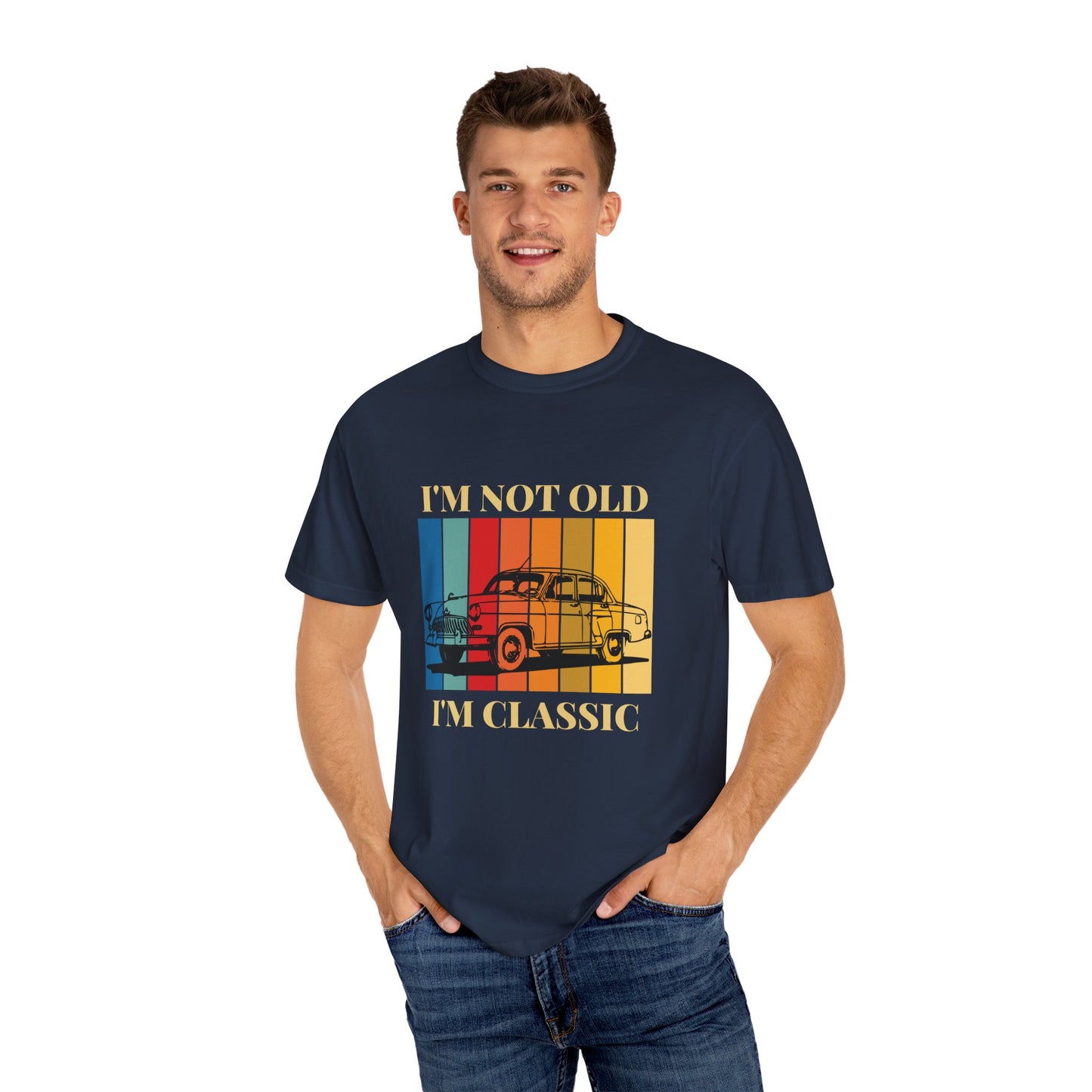 Vintage-Inspired Classic T-Shirt, Retro Car Design, Funny Gift for Car Lovers, Unisex Graphic Tee, Unique Birthday Present